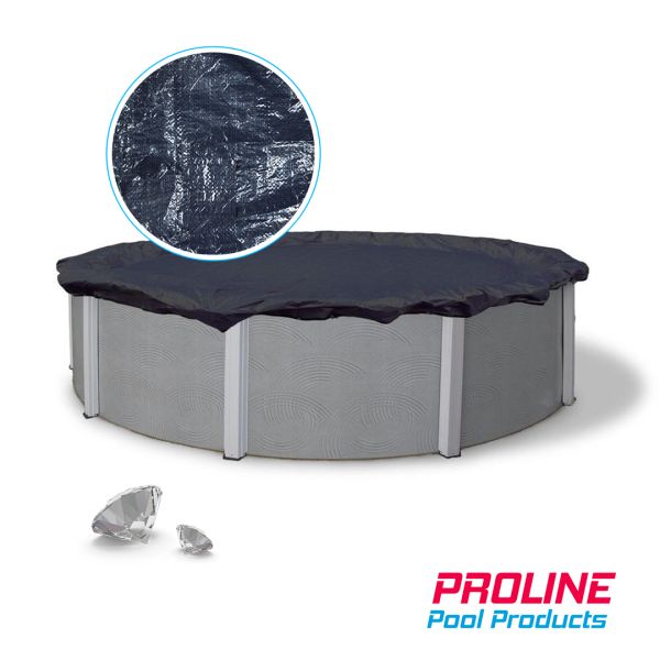 Blue Wave Bronze 8-Year 18-ft Round Above Ground Pool Winter Cover 